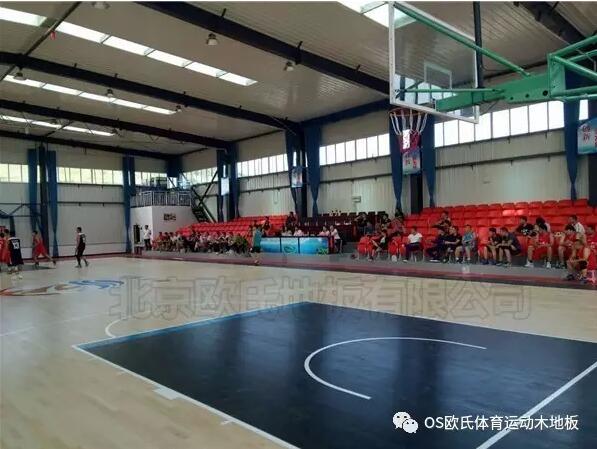 秦皇島海濤萬福環保設備股份有限公司籃球館木地板案例