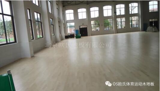 湖南寧鄉縣城南實驗小學體育館木地板成功案例