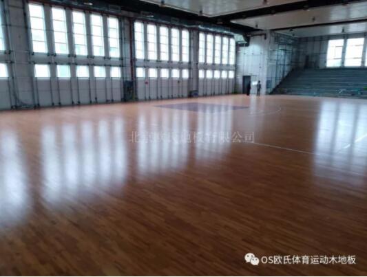 長沙市明德啟南中學體育館木地板成功案例