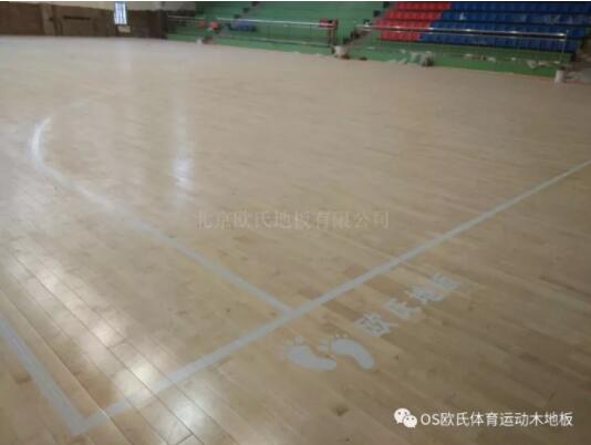 陜西延安吳起高級中學(xué)體育館木地板案例